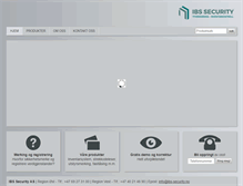 Tablet Screenshot of ibs-security.no
